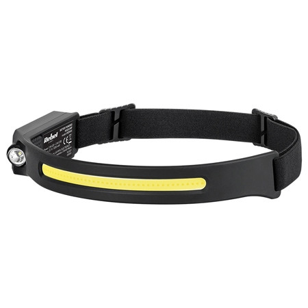 Lanterna frunte  led + cob 3w + 5w cu acumulator rebel                                                                                                                                                                                                    