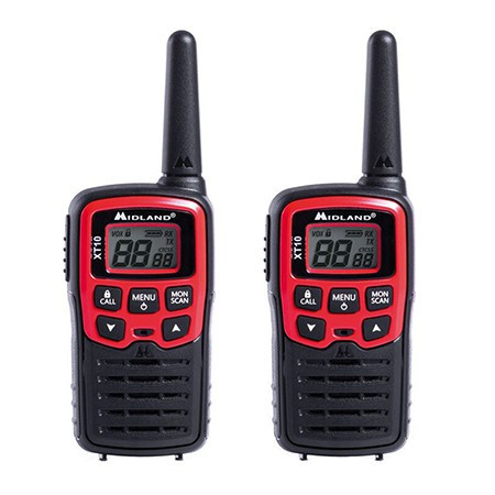 Kit 2 radio pmr xt10 walkie talkie midland                                                                                                                                                                                                                