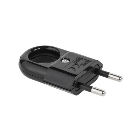 Stecher plat tip euro negru                                                                                                                                                                                                                               