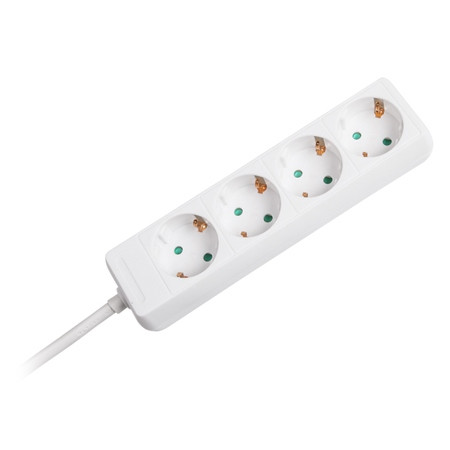 Prelungitor 4 posturi 1.5m (3x1.0mm)                                                                                                                                                                                                                      
