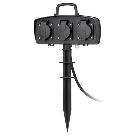 Prelungitor gradina 3 posturi 1.5m ip44 16a 250v                                                                                                                                                                                                          