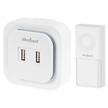 Sonerie wireless 2 x usb 36 melodii rebel                                                                                                                                                                                                                 