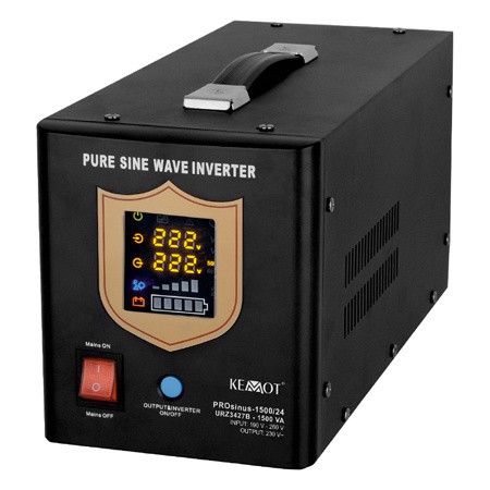 Ups cu sinus pur - 24v / 1050w / negru                                                                                                                                                                                                                    