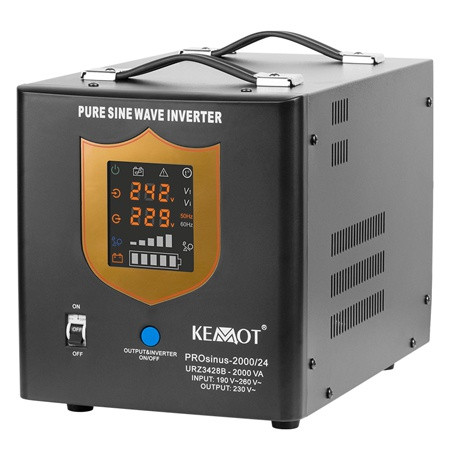 Ups centrale sinus pur 2000va/1400w 24v kemot                                                                                                                                                                                                             