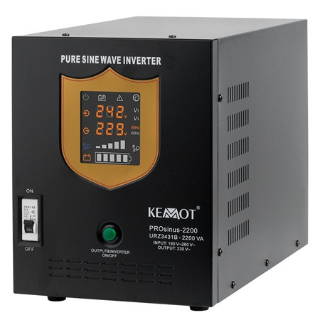 Ups centrale sinus pur 2200va/1600w 12v kemot                                                                                                                                                                                                             