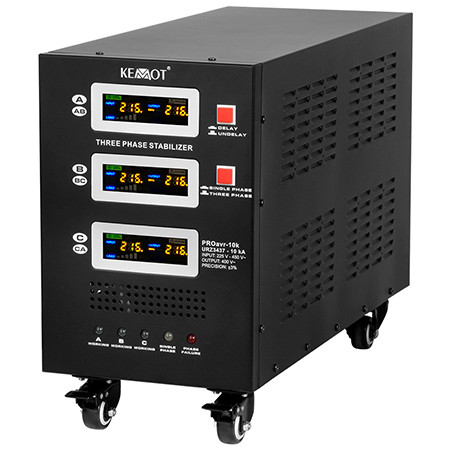Stabilizator servomotor trifazat 10kva proavr-10k kemot                                                                                                                                                                                                   