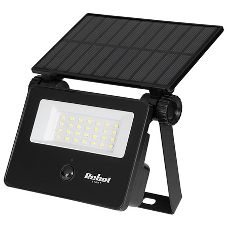 Reflector solar 6w 800lm 6500k ip54 rebel                                                                                                                                                                                                                 