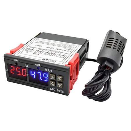 Termostat temperatura umiditate stc-3028 230v                                                                                                                                                                                                             