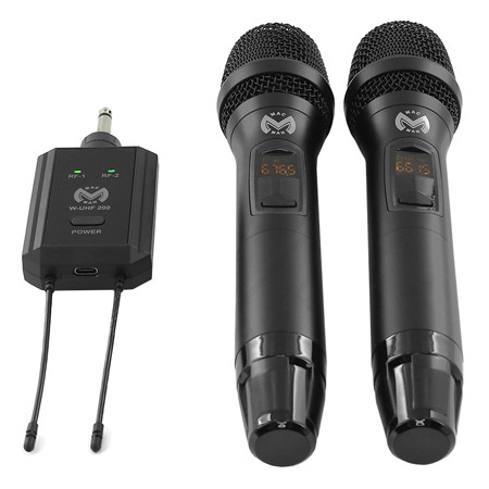 Set 2 microfoane uhf wireless                                                                                                                                                                                                                             