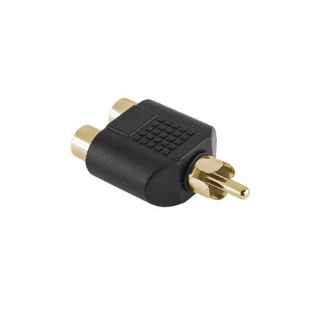 Adaptor rca tata-2rca mama gold                                                                                                                                                                                                                           