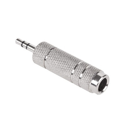 Adaptor jack 3.5-jack 6.3 metal                                                                                                                                                                                                                           