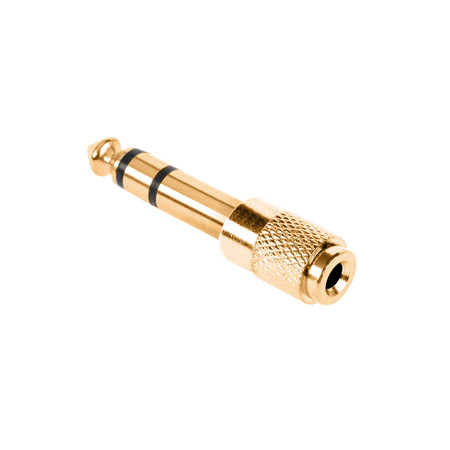 Adaptor jack 6.3 tata-3.5 mama gold                                                                                                                                                                                                                       