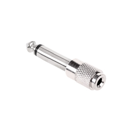 Adaptor jack 6.3/3.5 mono-metal                                                                                                                                                                                                                           
