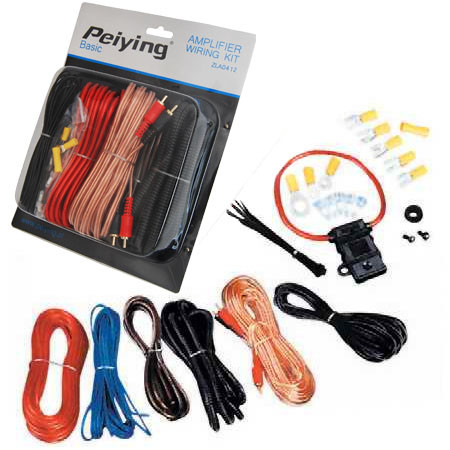 Kit cabluri auto peiying basic 8ga                                                                                                                                                                                                                        