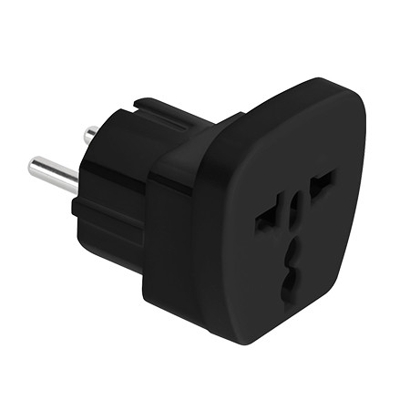 Adaptor tensiune universal negru                                                                                                                                                                                                                          