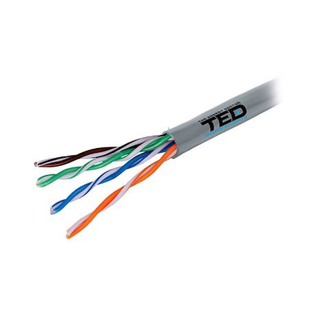 Cablu utp cat 5 cca 0.5mm 305m ted electric                                                                                                                                                                                                               