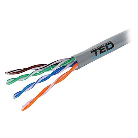 Cablu utp cat 5 cupru 0.5mm 305m ted electric                                                                                                                                                                                                             
