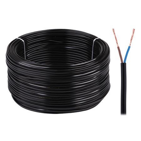 Cablu electric omy 2x0.75 300v negru                                                                                                                                                                                                                      