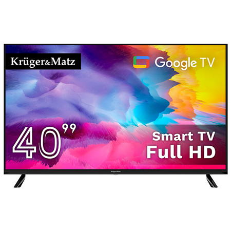 Google smart tv 40 inch 101cm h265 hevc kruger matz                                                                                                                                                                                                       