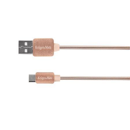 Cablu usb - micro usb 1m kruger matz                                                                                                                                                                                                                      