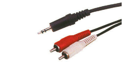Cablu 3.5 tata - 2x rca tata 1.5m                                                                                                                                                                                                                         