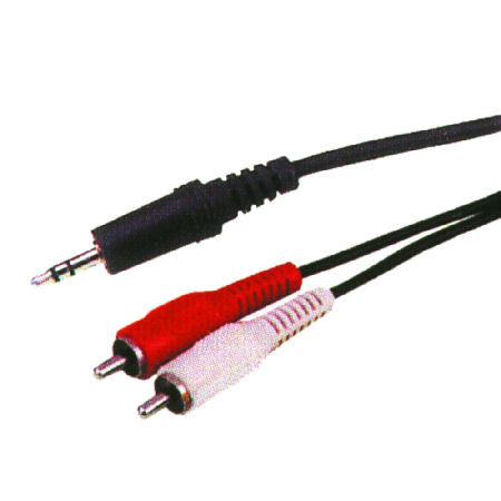 Cablu jack 3.5 -2rca 7.5m                                                                                                                                                                                                                                 