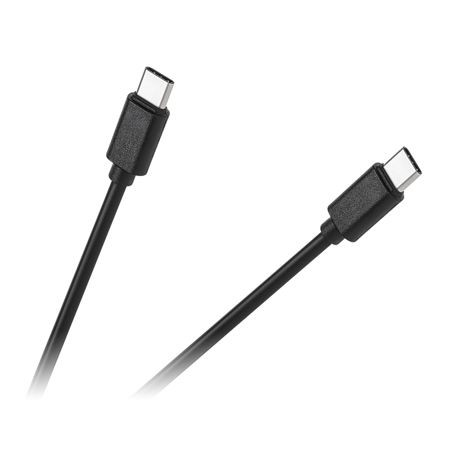 Cablu usb 2.0 tip c tata - tip c tata negru 1m                                                                                                                                                                                                            