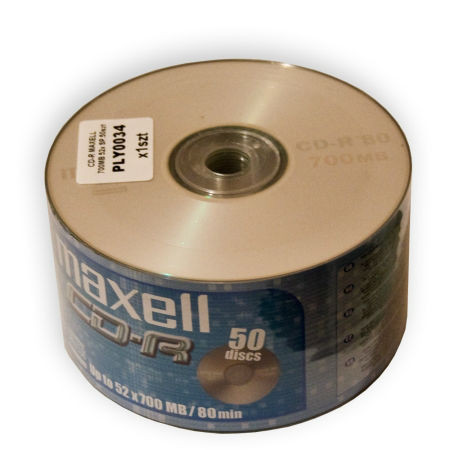 Cd-r maxell 700mb 52x spindle 50                                                                                                                                                                                                                          