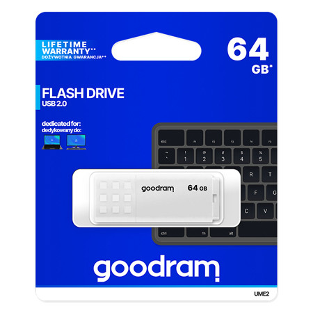 Flash drive 64gb usb 2.0 ume2 goodram                                                                                                                                                                                                                     