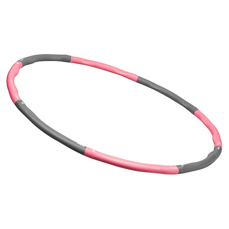 Cerc fitness hula hoop 95 cm roz rebel active                                                                                                                                                                                                             
