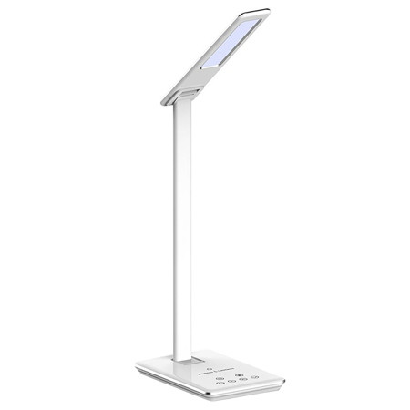 Lampa birou smart 5w 3in1 cu incarcator inductiv incorporat - alb                                                                                                                                                                                         