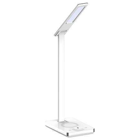 Lampa birou smart 7w 3in1 cu incarcator inductiv incorporat - alb                                                                                                                                                                                         
