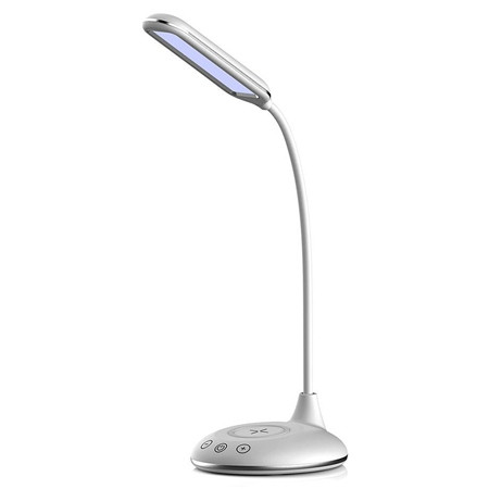 Lampa birou smart 5w 3in1 cu incarcator inductiv incorporat - alb                                                                                                                                                                                         
