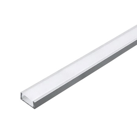 Profil aluminiu pentru banda led 2m 16mm x 7.mm alb                                                                                                                                                                                                       
