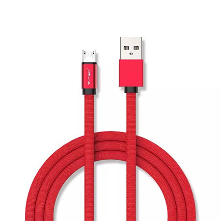 Cablu micro usb 1m ruby edition - rosu                                                                                                                                                                                                                    