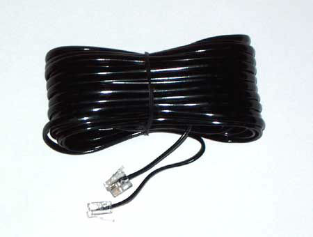 Cablu telefon 2m negru                                                                                                                                                                                                                                    