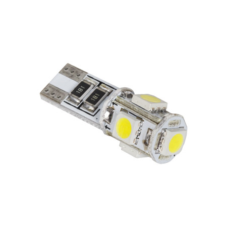 Bec led 5x smd5050 alb auto canbus t10                                                                                                                                                                                                                    