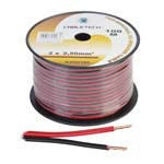 cablu difuzor cupru 2x2.50mm rosu/negru 100m                                                                                                                                                                                                              