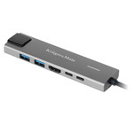 ADAPTOR HUB USB TIP C HDMI/2X USB3.0/2X USB TIP C/RJ45                                                                                                                                                                                                    