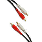 cablu 2rca-2rca 3m 4mm negru                                                                                                                                                                                                                              