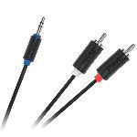 cablu jack 3.5 tata - 2rca tata cabletech standard 1.8m                                                                                                                                                                                                   
