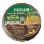 DVD+R 4.7GB MAXELL CAKE 10BUC                                                                                                                                                                                                                             
