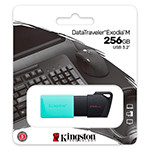 FLASH DRIVE 256GB DTXM USB 3.2 KINGSTON                                                                                                                                                                                                                   