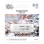 FLASH DRIVE 64GB USB 2.0 UME2 WINTER GOODRAM                                                                                                                                                                                                              