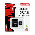 MICRO SD CARD 128GB CLASS 10 KINGSTON                                                                                                                                                                                                                     