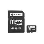 MICRO SD CARD CU ADAPTOR 32GB CLASA 10 PLATINET                                                                                                                                                                                                           