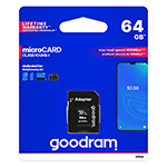 MICRO SD CARD 64GB CLS 4 GOODRAM                                                                                                                                                                                                                          