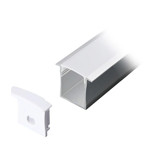 profil aluminiu pentru banda led 2m 30mm x 20mm alb                                                                                                                                                                                                       